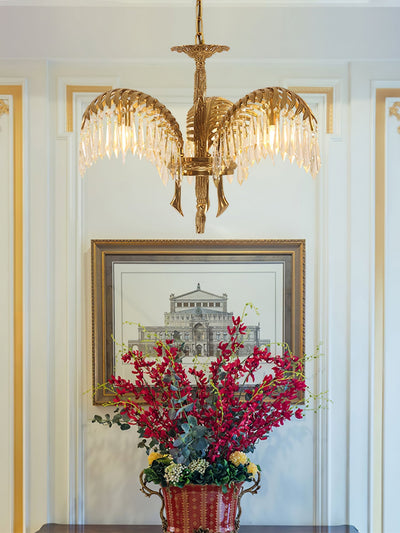 Odoraris Regal Brass Crystal Chandelier - Neutral Decor