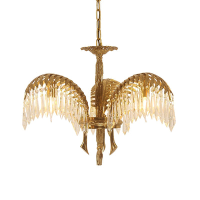 Odoraris Regal Brass Crystal Chandelier - Neutral Decor