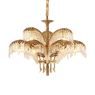 Odoraris Regal Brass Crystal Chandelier - Neutral Decor
