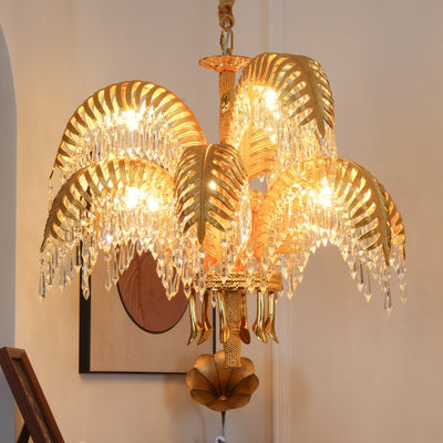Odoraris Regal Brass Crystal Chandelier - Neutral Decor