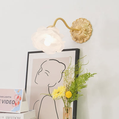 Palo Brass Floral Luxury Wall Lamp