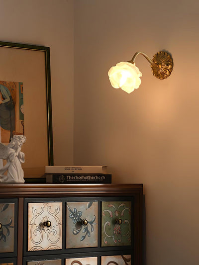 Palo Brass Floral Luxury Wall Lamp