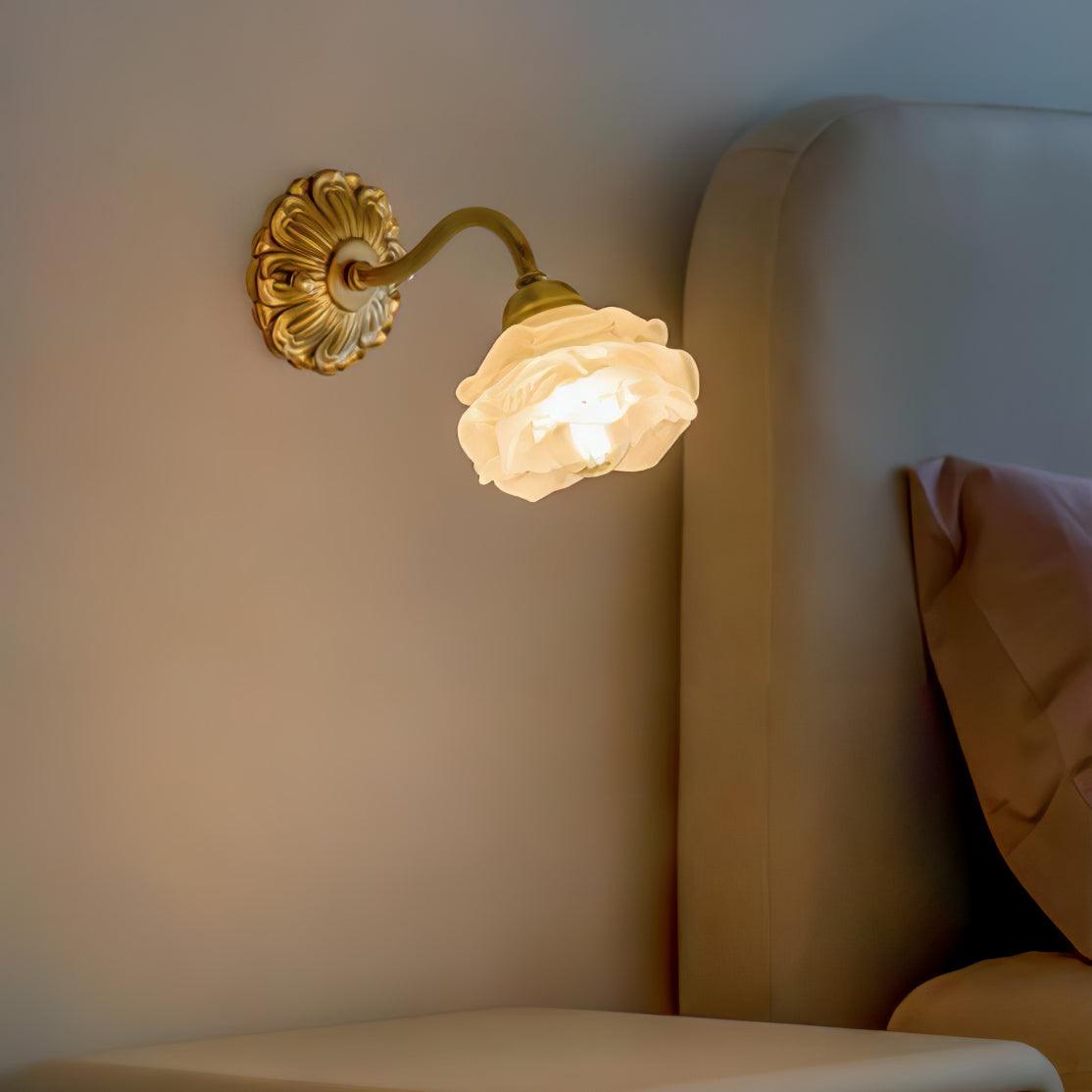 Palo Brass Floral Luxury Wall Lamp