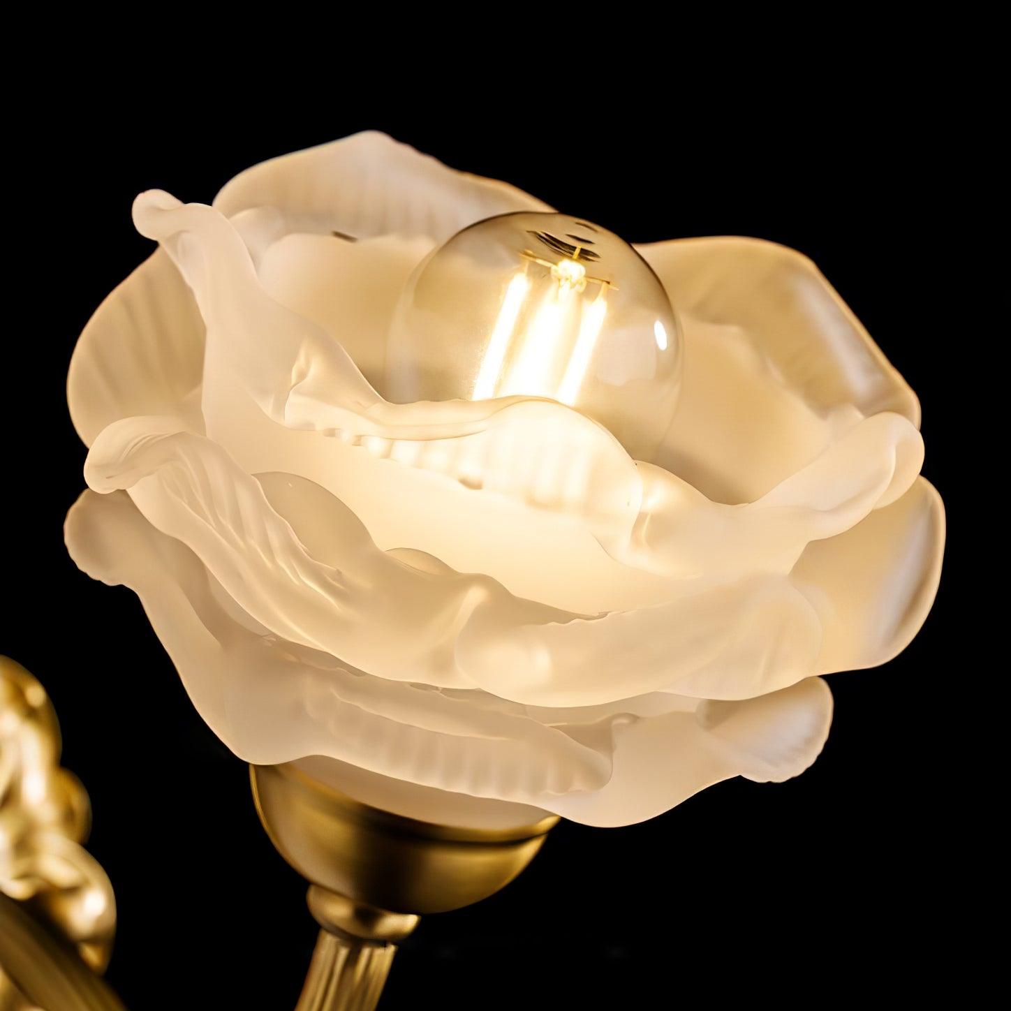 Palo Brass Floral Luxury Wall Lamp