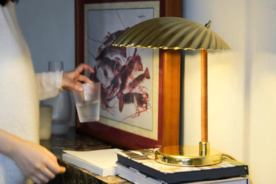 Zorare Brass Glam Table Lamp