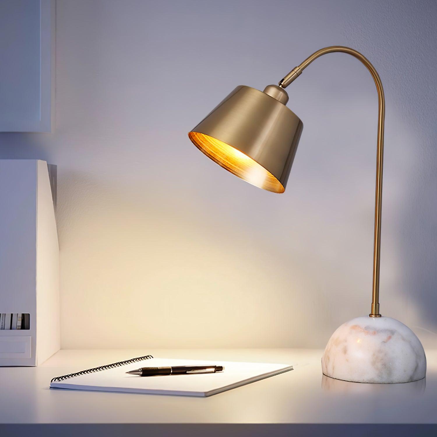 Caleo Elegant Marble Desk Lamp