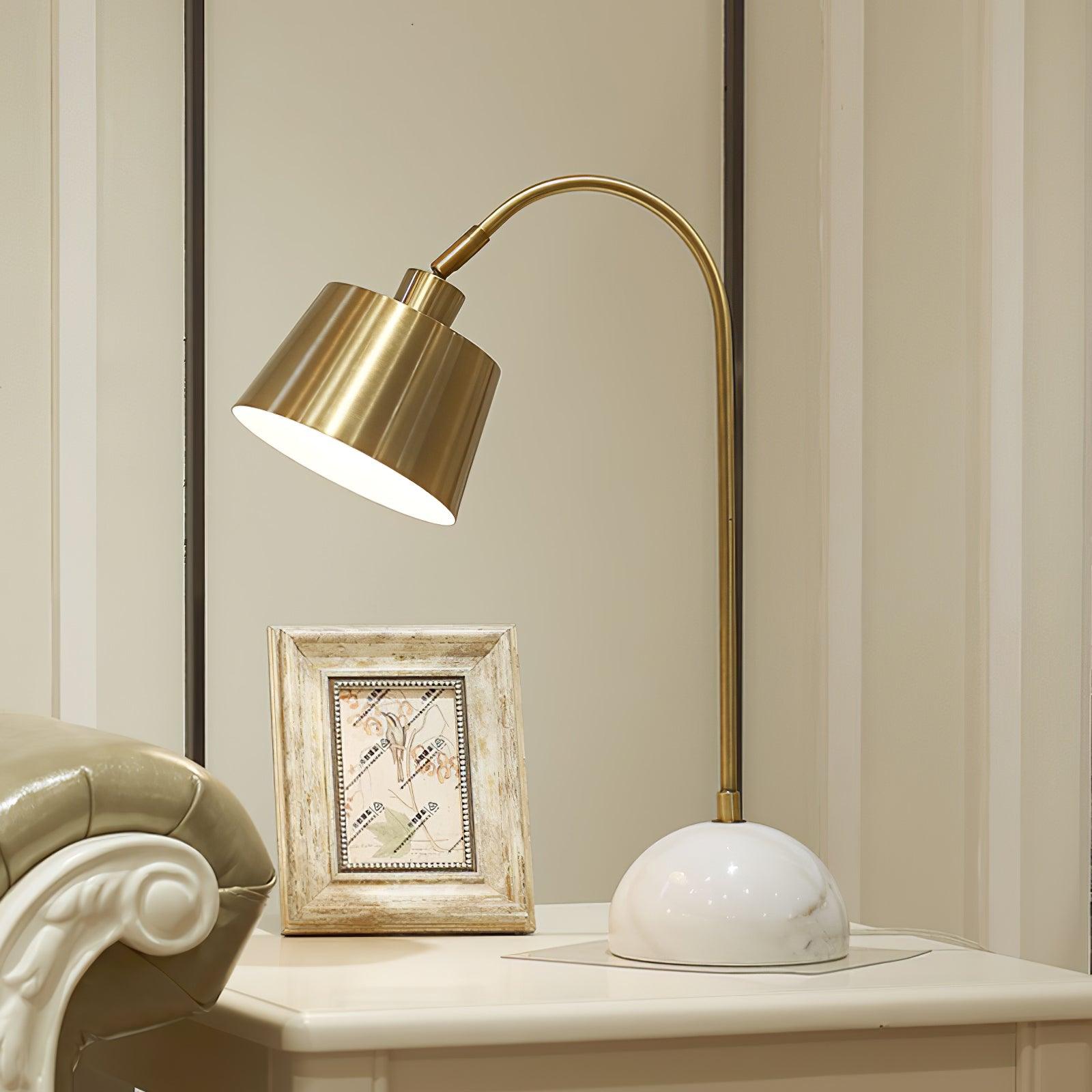 Caleo Elegant Marble Desk Lamp
