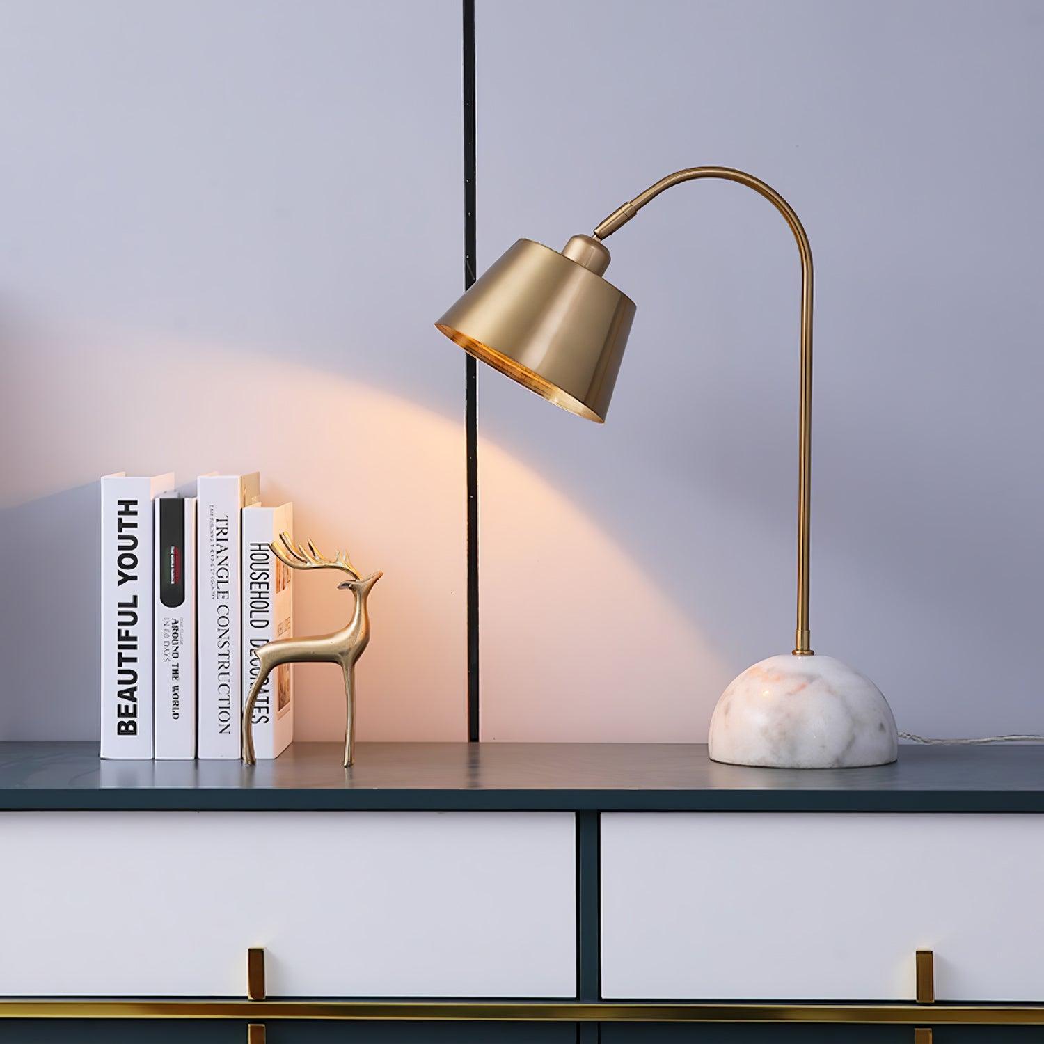 Caleo Elegant Marble Desk Lamp