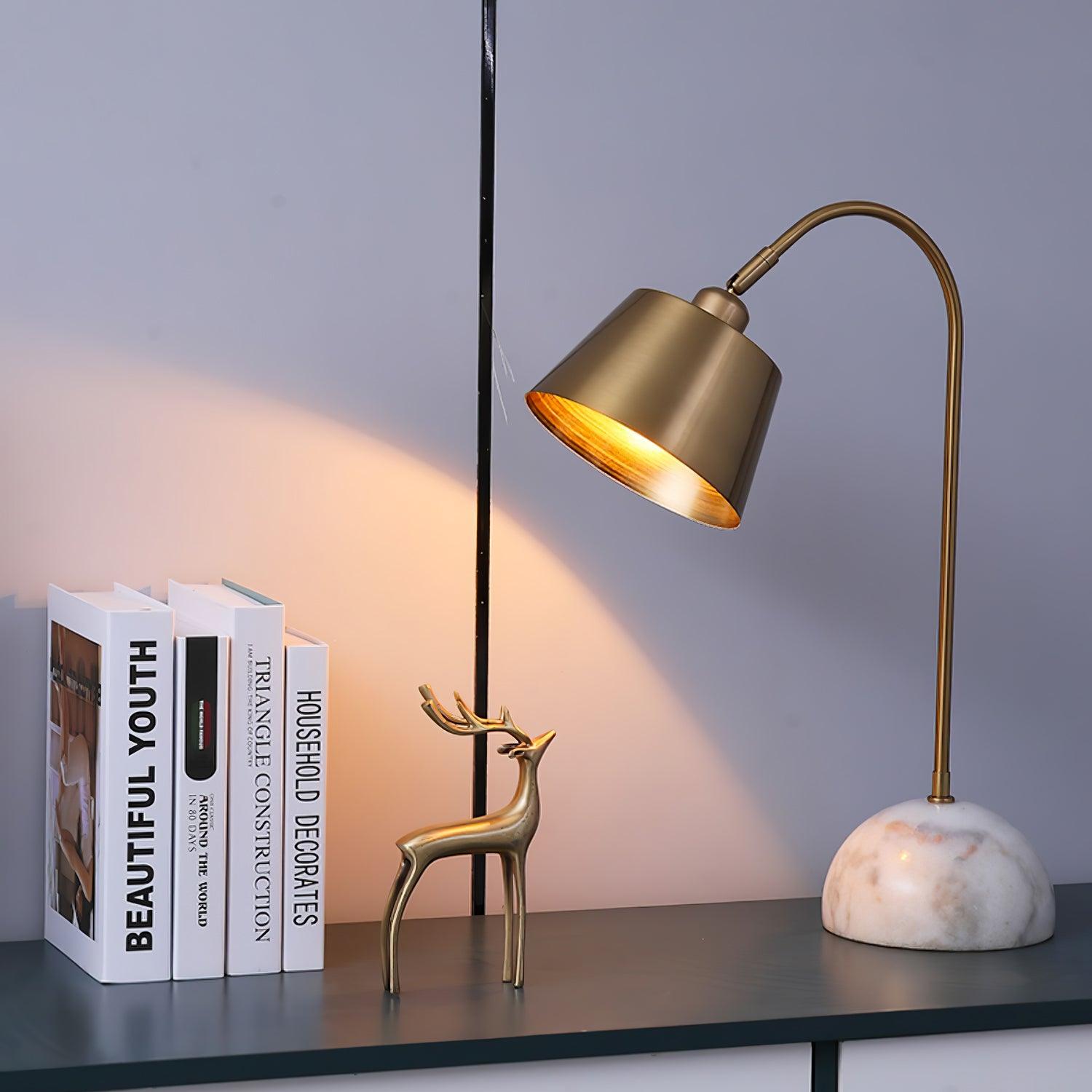 Caleo Elegant Marble Desk Lamp