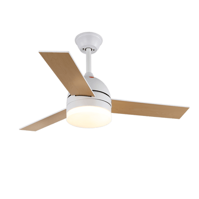 Selena Minimalist Wood Ceiling Fan Light