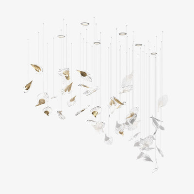 Asorus Artistic Leaf-Shape Chandelier