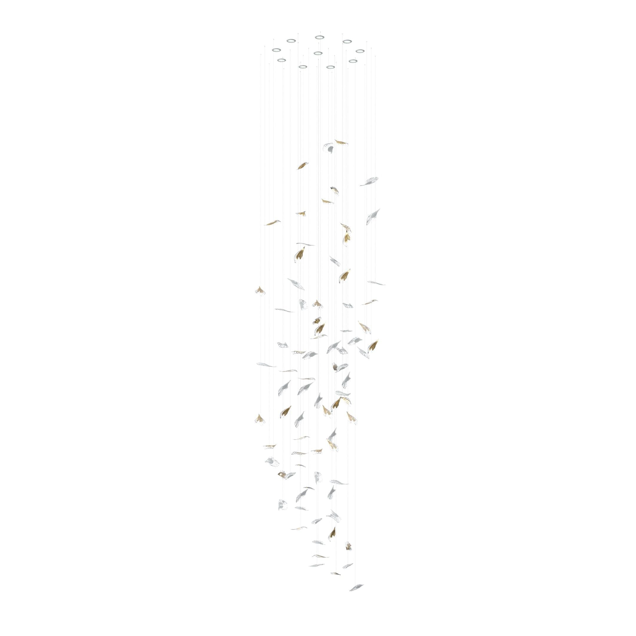 Asorus Artistic Leaf-Shape Chandelier