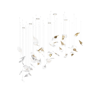 Asorus Artistic Leaf-Shape Chandelier