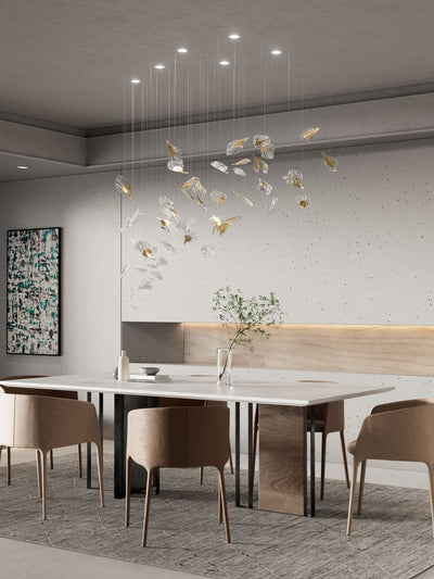 Asorus Artistic Leaf-Shape Chandelier
