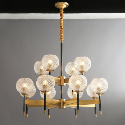 Glint Modern Brass Chandelier