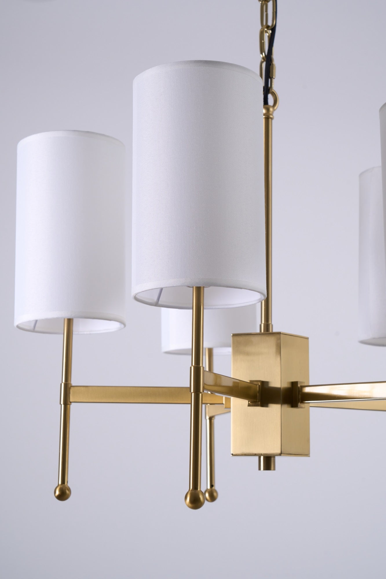 Ulcarisra Traditional Vintage Brass Fabric Chandelier