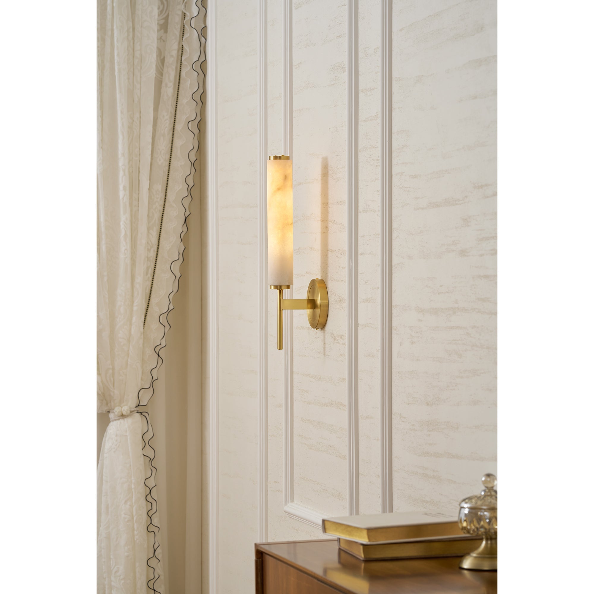 Orinley Alabaster Indoor Wall Light