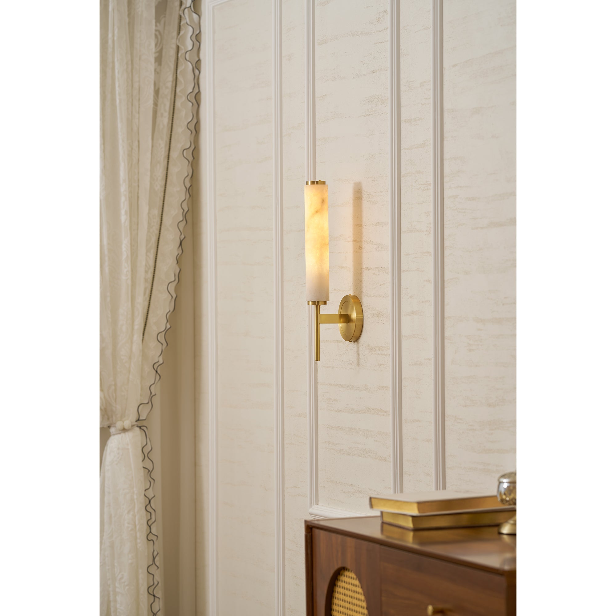 Orinley Alabaster Indoor Wall Light