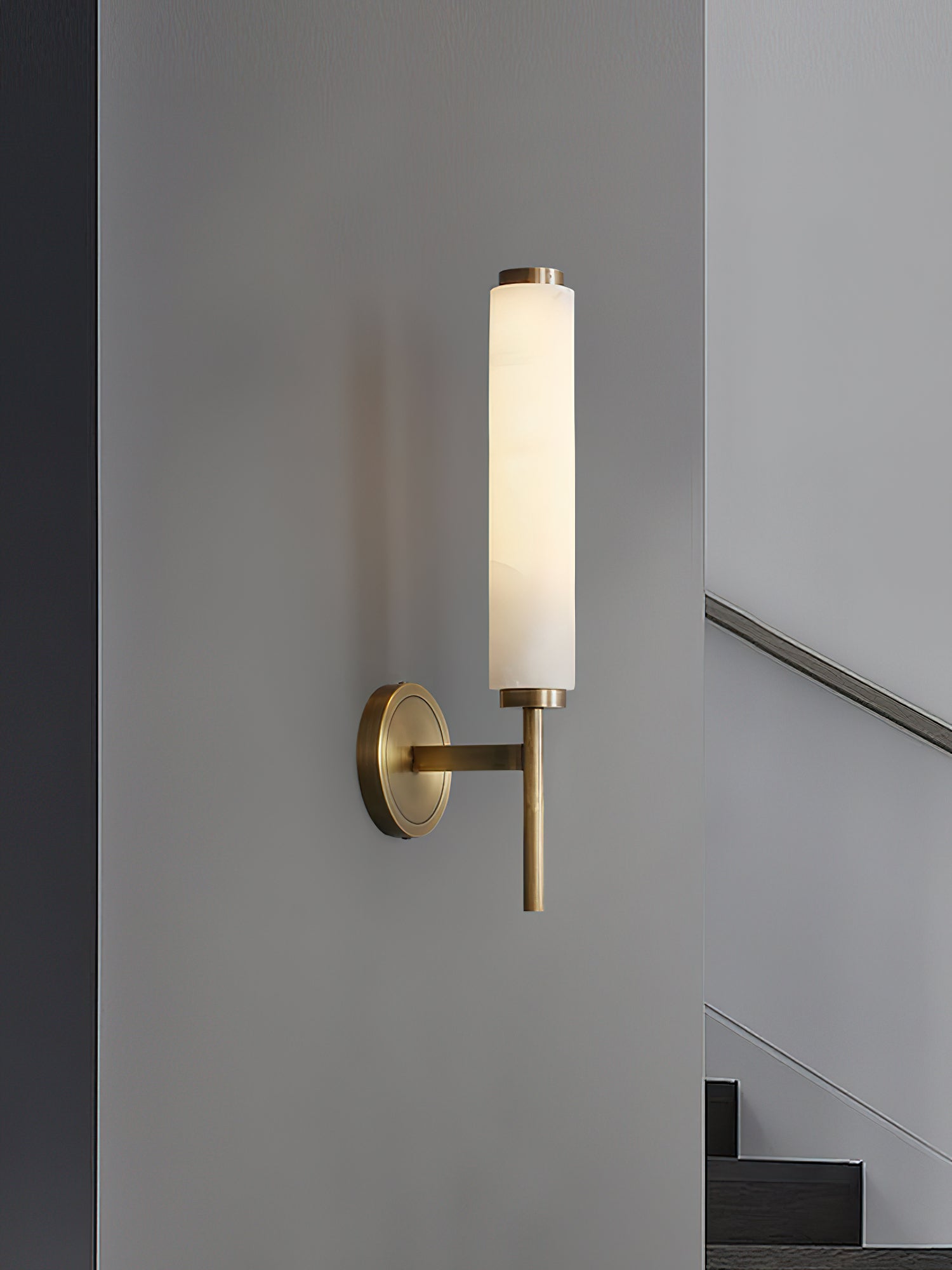 Orinley Alabaster Indoor Wall Light