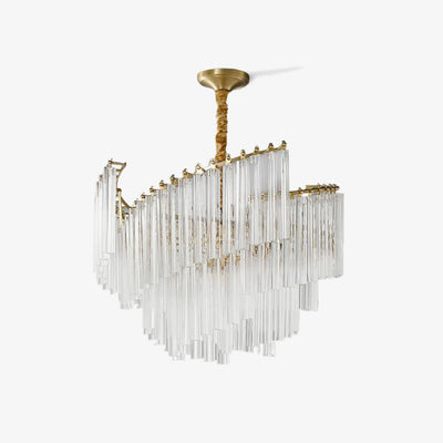 Ala Postmodern Luxury Brinicle Crystal Chandelier