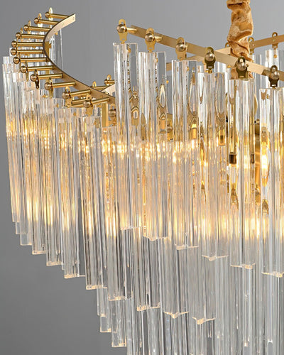Ala Postmodern Luxury Brinicle Crystal Chandelier