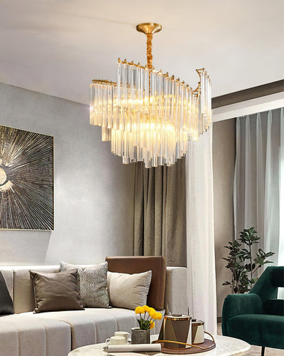 Ala Postmodern Luxury Brinicle Crystal Chandelier