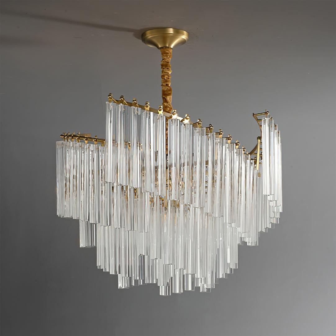 Ala Postmodern Luxury Brinicle Crystal Chandelier