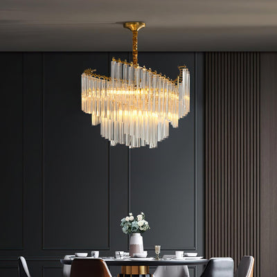 Ala Postmodern Luxury Brinicle Crystal Chandelier