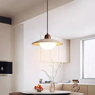 Ritta Pendant Lamp Travertine Minimalist - Neutral Decor