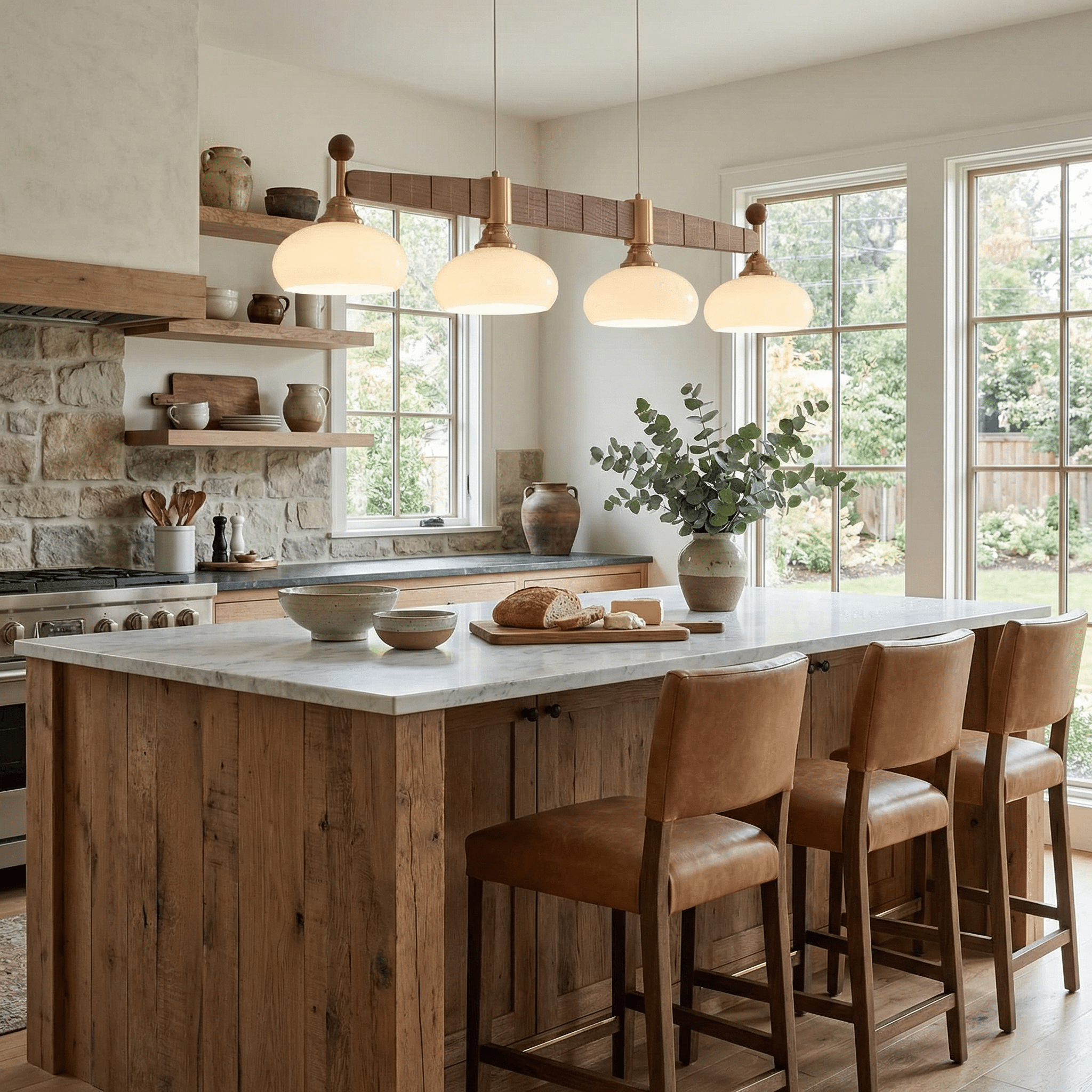 Brixton Oar Linear Pendant Lamp