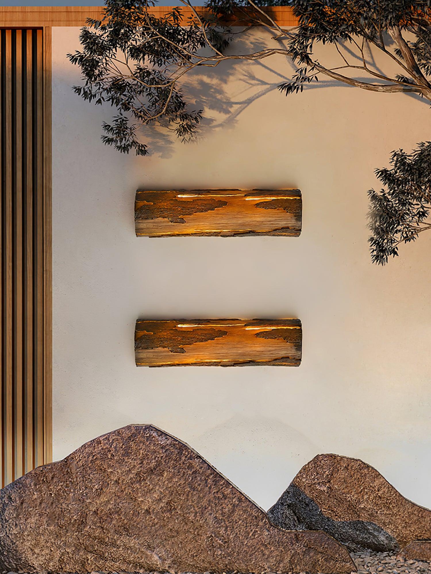 Pravl Wall Lamp Bark Texture Rustic