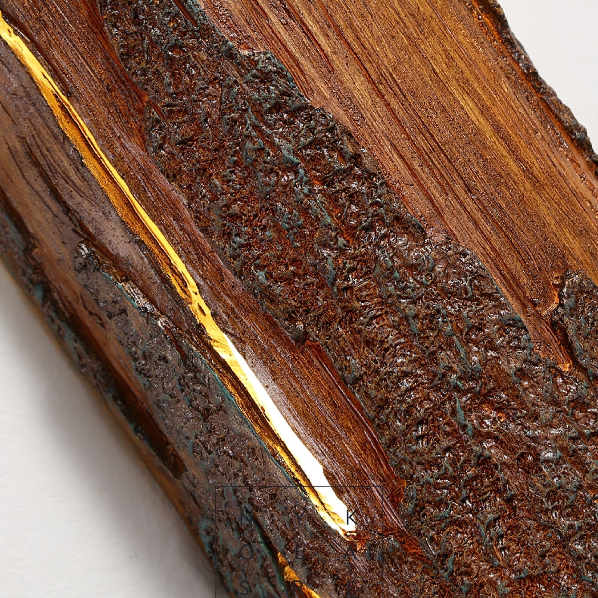 Pravl Wall Lamp Bark Texture Rustic