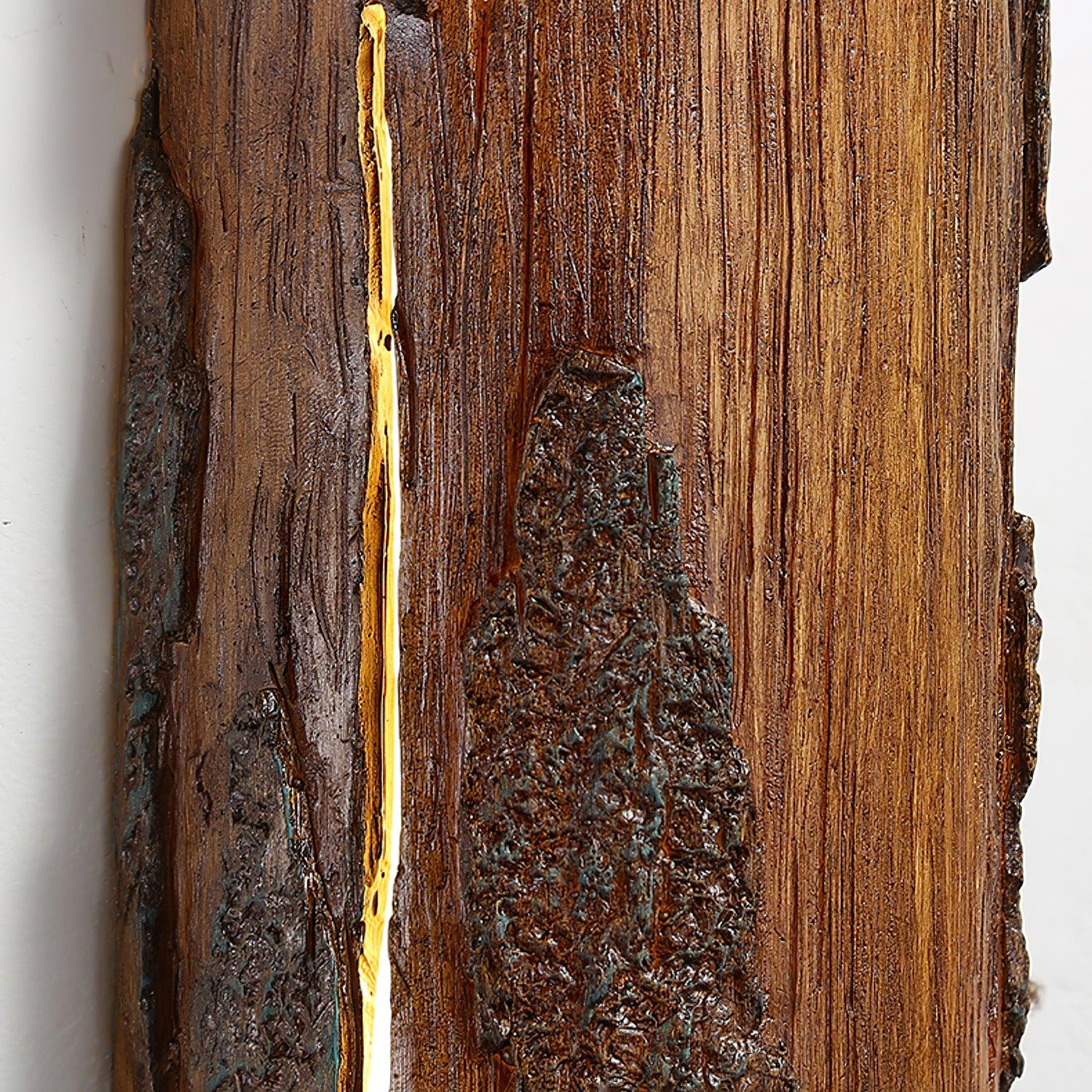 Pravl Wall Lamp Bark Texture Rustic