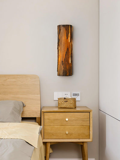 Pravl Wall Lamp Bark Texture Rustic