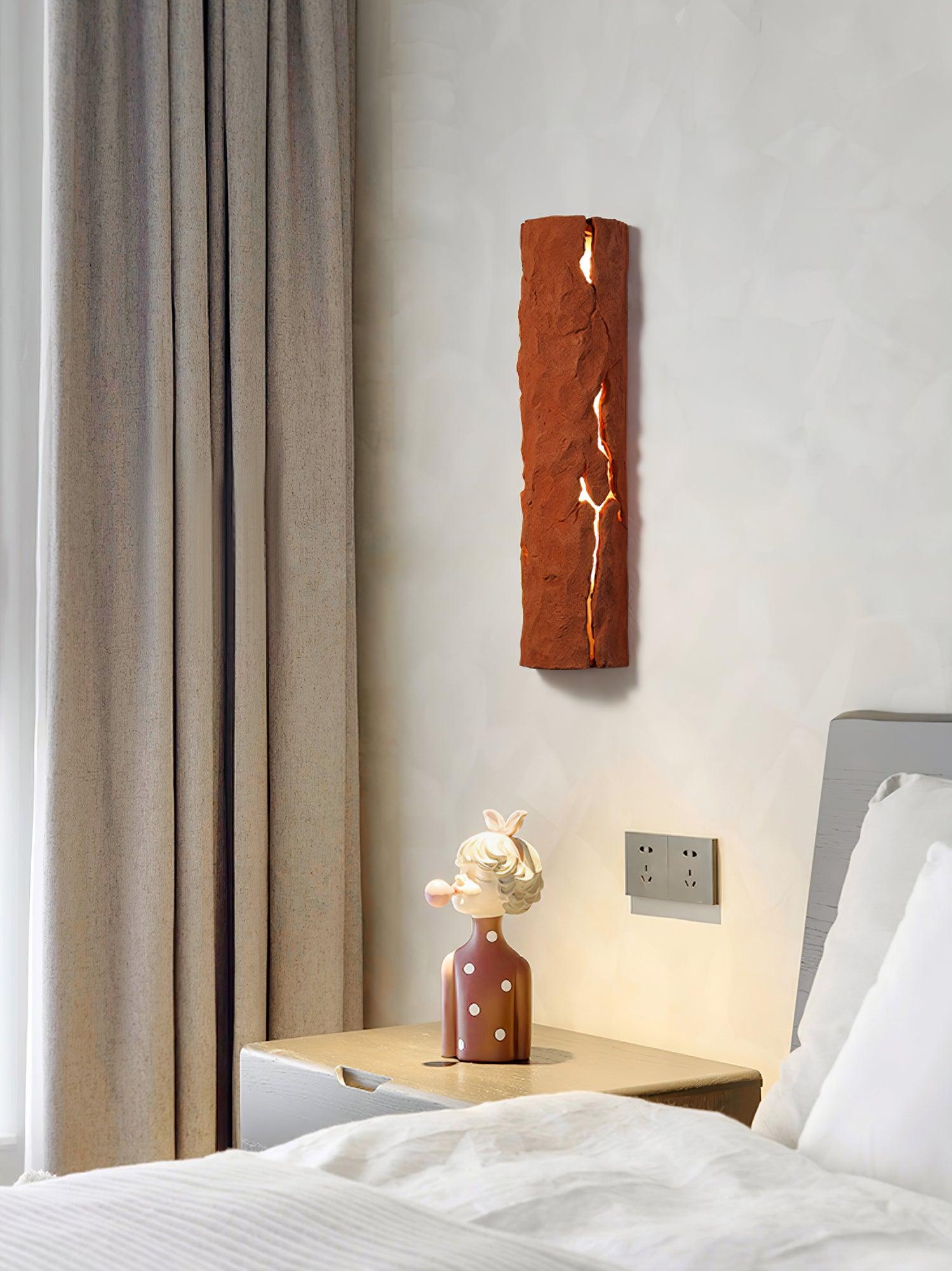 Pravl Wall Lamp Bark Texture Rustic