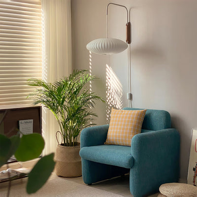 Lustra Wall Sconce Walnut Ball - Neutral Decor
