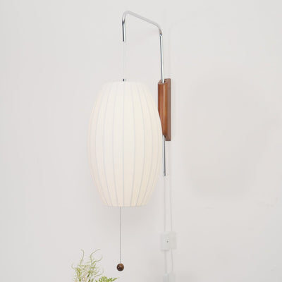 Lustra Wall Sconce Walnut Ball - Neutral Decor