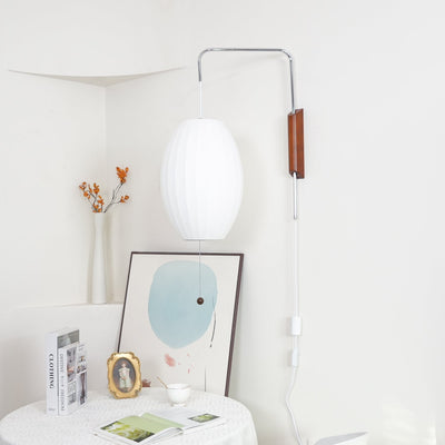 Lustra Wall Sconce Walnut Ball - Neutral Decor