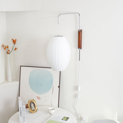 Lustra Wall Sconce Walnut Ball - Neutral Decor