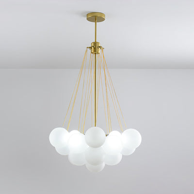 Eiririra Chandelier Bubble Frosted Glass