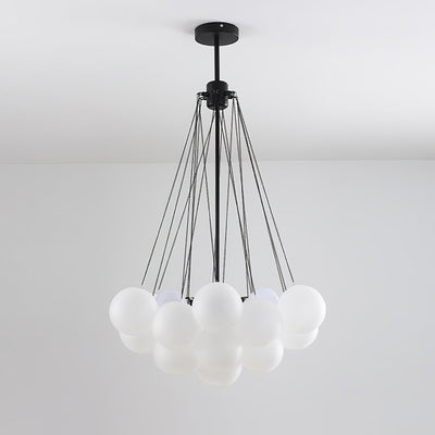 Eiririra Chandelier Bubble Frosted Glass