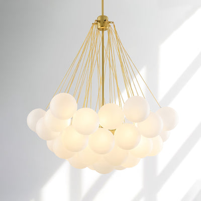 Eiririra Chandelier Bubble Frosted Glass