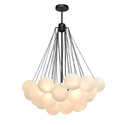Eiririra Chandelier Bubble Frosted Glass