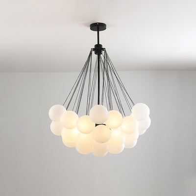 Eiririra Chandelier Bubble Frosted Glass