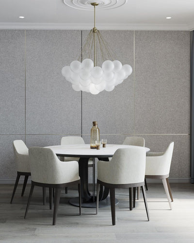 Eiririra Chandelier Bubble Frosted Glass