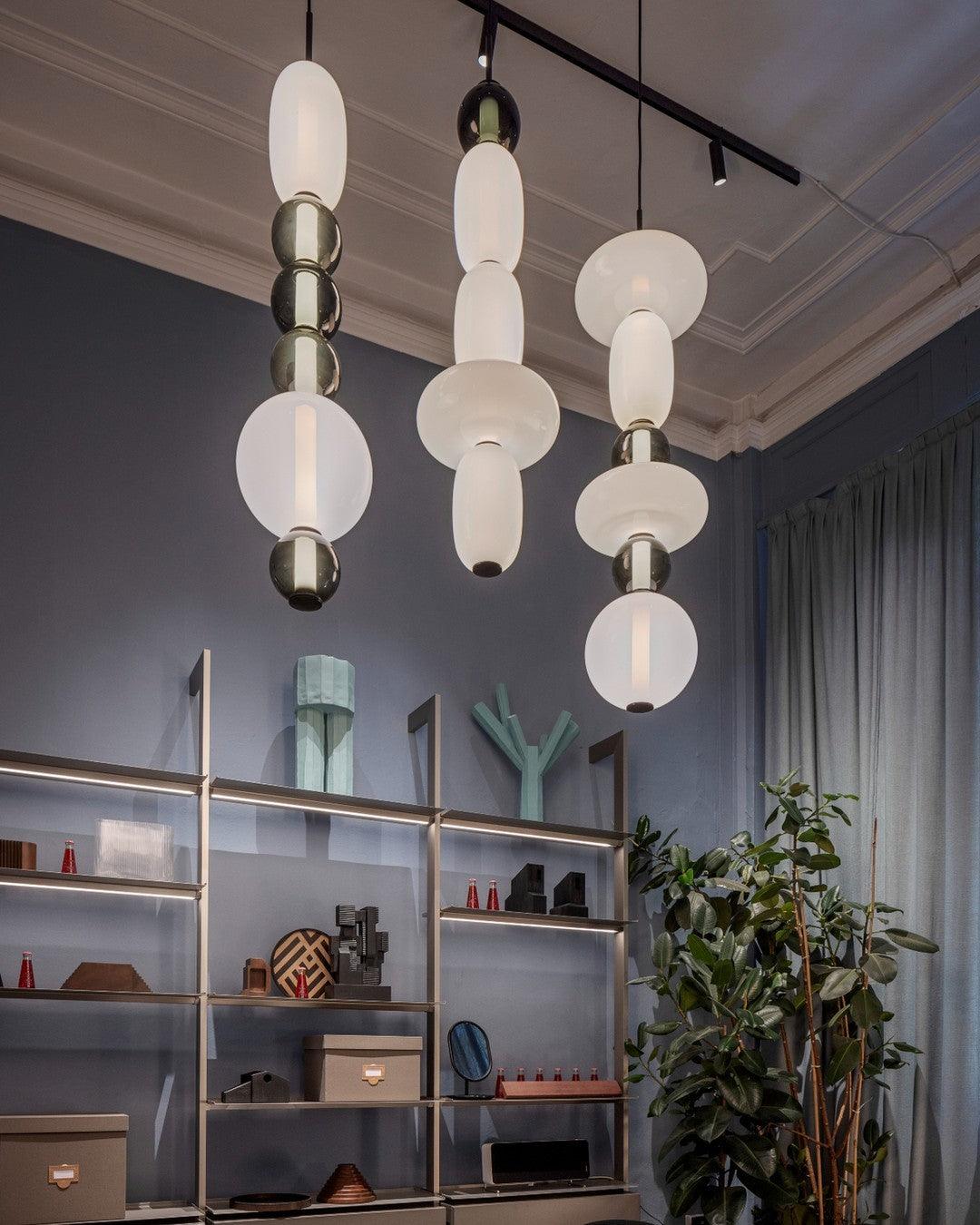 Lioraena Candied Glass Cluster Pendant Light