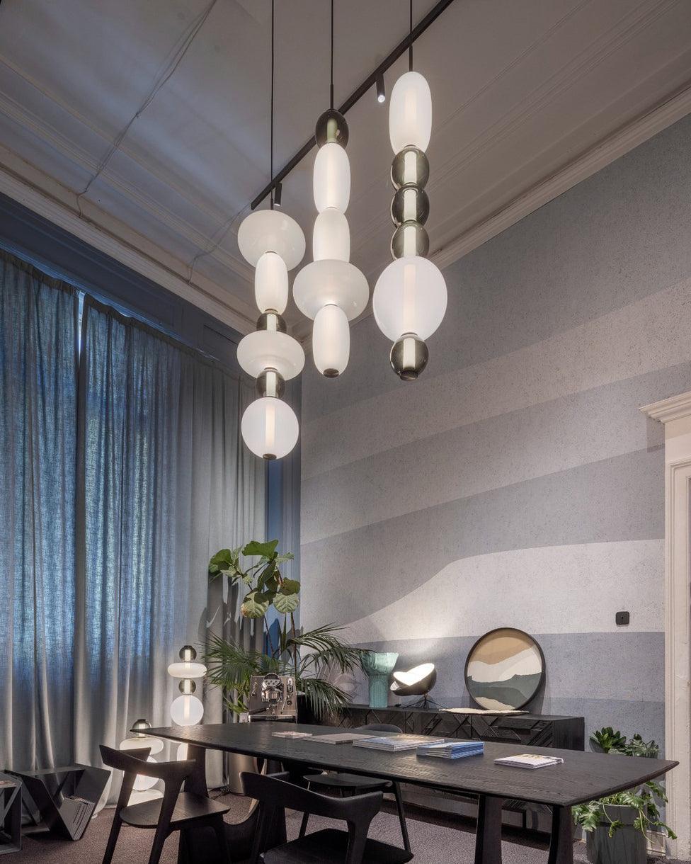 Lioraena Candied Glass Cluster Pendant Light