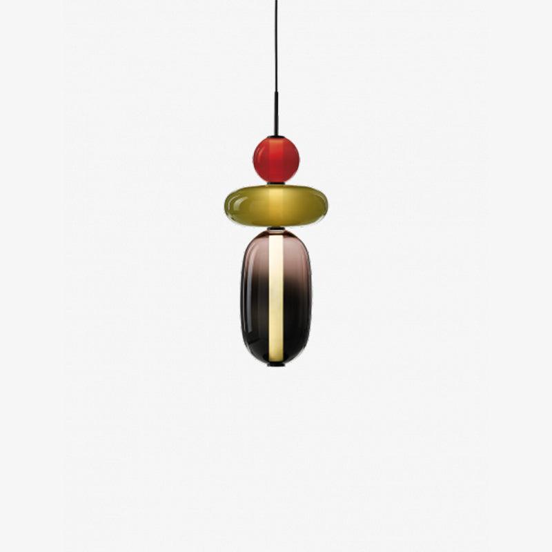 Lioraena Candied Glass Cluster Pendant Light