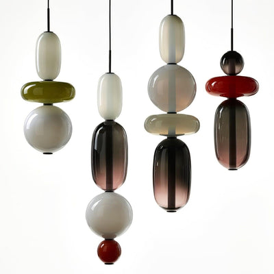 Lioraena Candied Glass Cluster Pendant Light