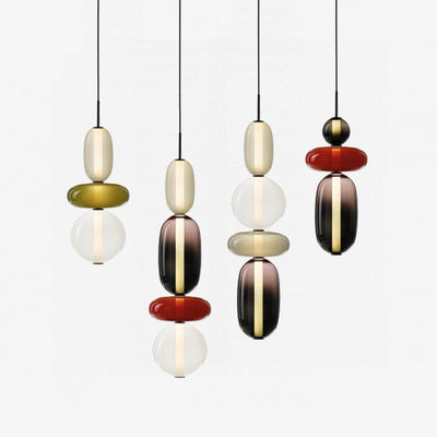 Lioraena Candied Glass Cluster Pendant Light